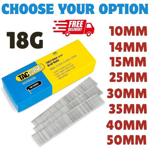 Tacwise 18g brad nails - tacwise,
