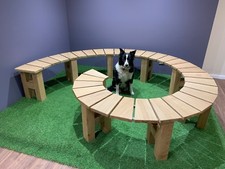 Oak Garden Bench Tree Seat