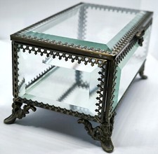 Vintage Large French Beveled