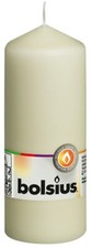 BOLSIUS PILLAR CANDLES IVORY