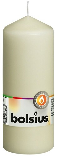 Bolsius pillar candles - pillar, ivory