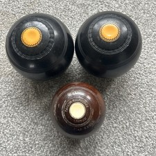 Thomas Taylor Size 2 Full Bias Crown Green bowls, Taylor Rolph jack + Carry Bag