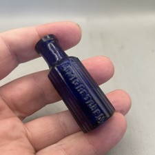 Extremely small blue glass - blue,