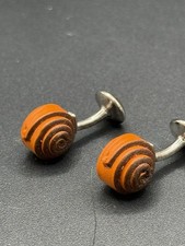 Hermes Cufflins Silver Amazing