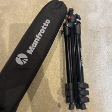Manfrotto MKCOMPACTLT-BK Compact Light Aluminium Black Tripod, Opened Never Used