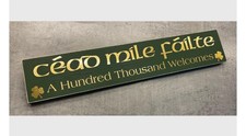 Irish Cead Mile FAILTE/Green