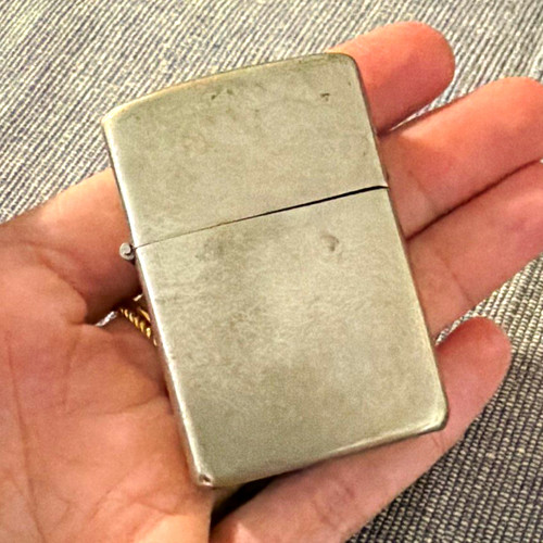 Zippo silver tone cigarette - zippo,