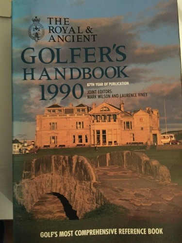 Golfers handbook 1990 - &,