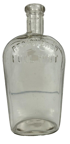 Glass bottle clear - glass,