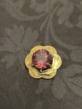 50% reduction vintage gold plated mizpah brooch c1910