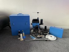 JANSER MINIKET 2000 PORTABLE CARPET WHIPPING MACHINE. EXCELLENT CONDITION + BOX