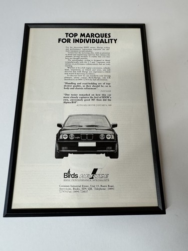 Framed original e34 bmw - original, m5