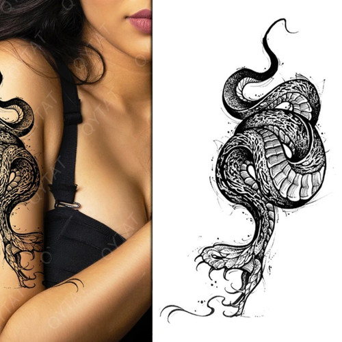 Temporary tattoo cobra - tattoo,