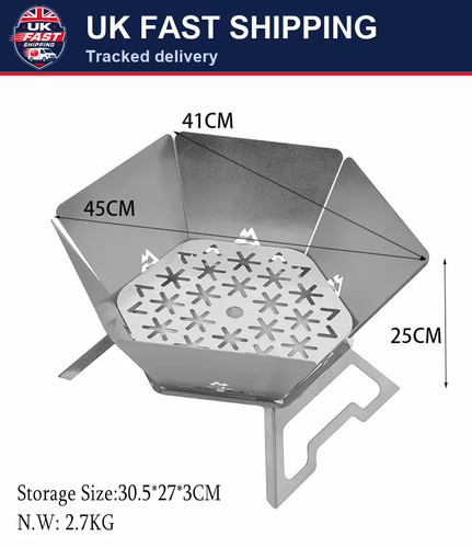 Camping brazier folding - brazier,