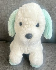 Vintage Musical Soft Toy Plush Dog Puppy With Pull Cord Go To Sleep Lullaby