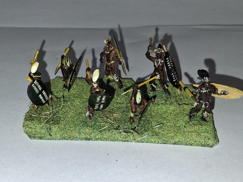 Painted 20mm plastic zulu - 20mm,