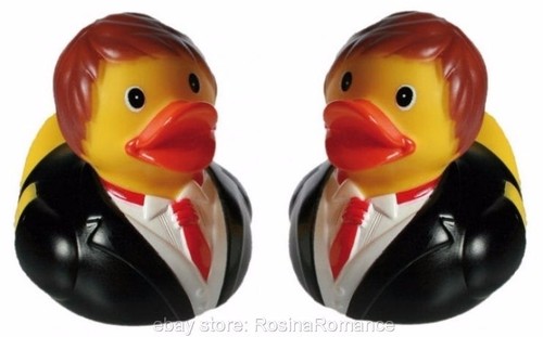 Bride groom rubber ducks - groom, gay