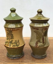 PAIR VINTAGE FRENCH APOTHECARY