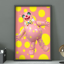 Mr Blobby British Retro Poster