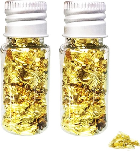 Edible gold leaf flakes 2 - edible,