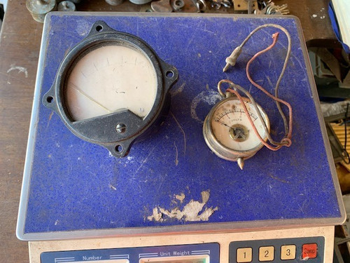 Vintage voltmeters and - , meter