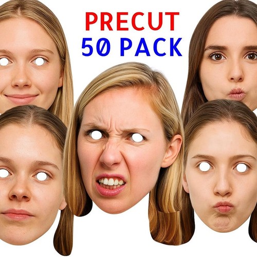 Personalised photo face masks - personalised,