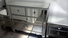 mirrored chest of drawers used