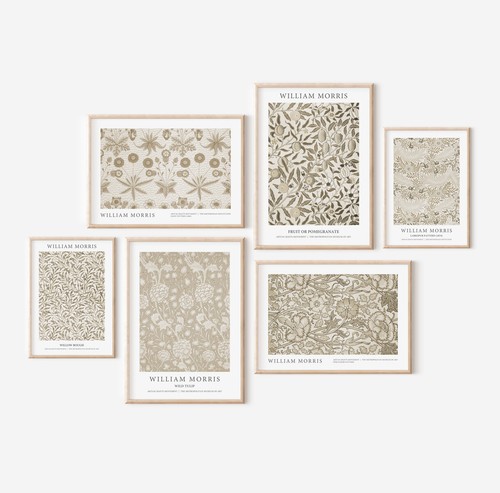 William morris beige - william, botanical