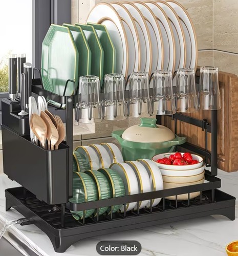 Tier dish drying - rack, with