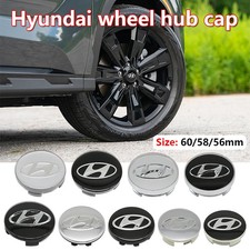 4x Wheel Center Hub Caps 56mm 58mm 60mm Fit Hyundai i10 i20 i30 Accent Tucson