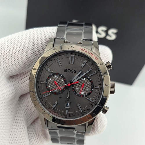 Boss men watch 1513924 grey - men's,