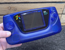 Sega Game Gear Limited Edition RetroSix Sapphire Blue She’ll IPS V4 Screen VGC