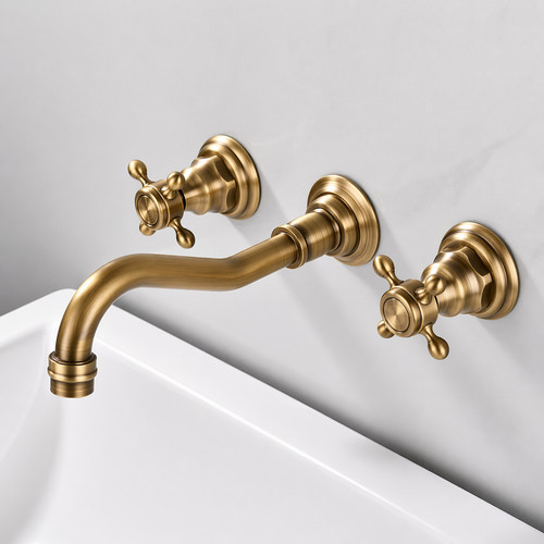 Antique brass knobs - antique, basin