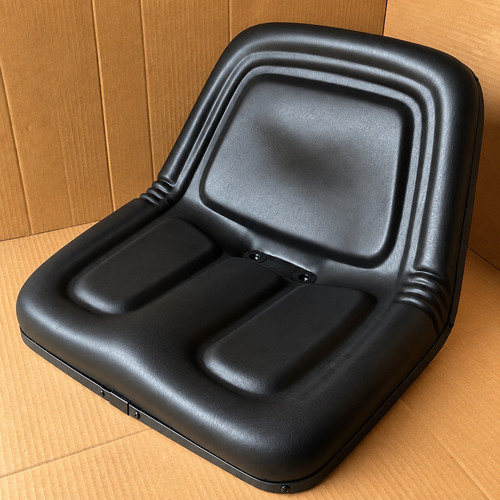 Black vinyl seat ride lawn - seat,