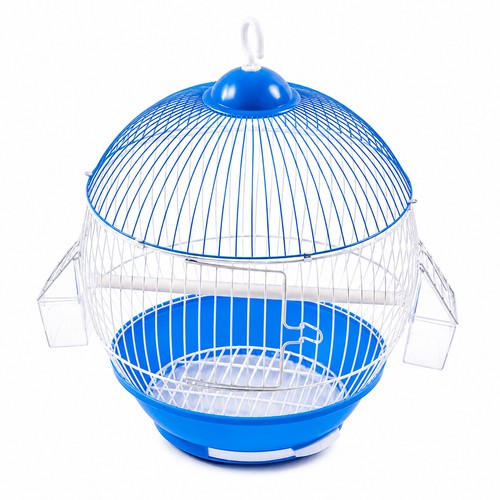 Round metal bird cage h32cm - metal, x