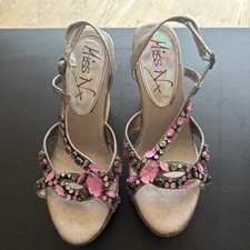 Wedged sandals Jewels/gems