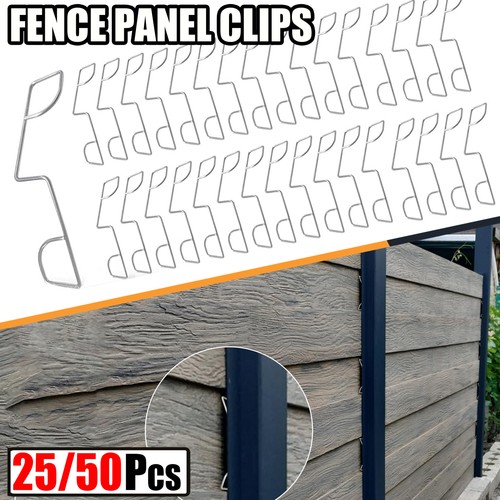 25x 50x fence panel clips - fence,