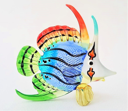 Hand blown glass - glass, fish