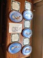 antique porcelain plate set