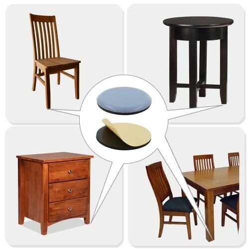 Round ptfe furniture glides - furniture,