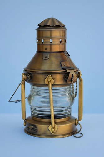 Antique brass oil - oil, lamp