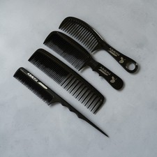 Black hair styling comb - x,