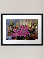 Lily Vase Framed Art Print