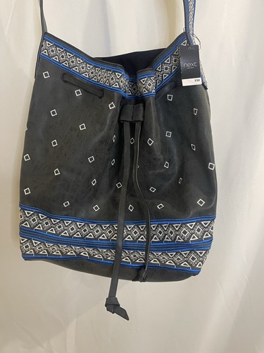Next faux leather embroidered - faux,