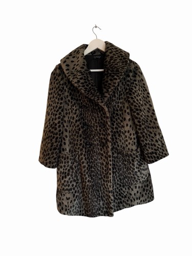 Topshop grey leopard - topshop, faux