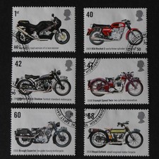 GB 2005 Motorcycles set SG 2548-2553 used B523 *COMBINED POSTAGE*