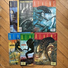 ALIENS MAGAZINE 1992 6 Issues Vol 1 # 12 13 14 15 16 Vol 2 #1 Good Condition