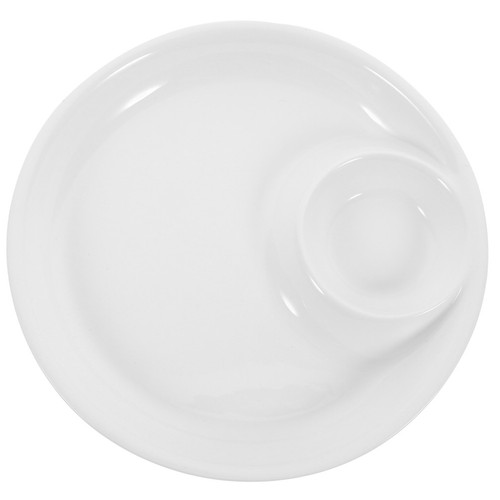 Divided soup sandwich plate - sandwich,