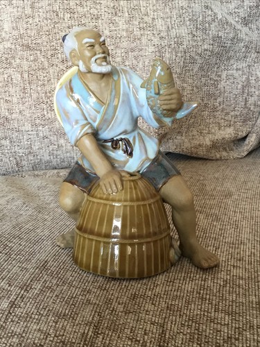 Vintage chinese shiwan mud - chinese, man