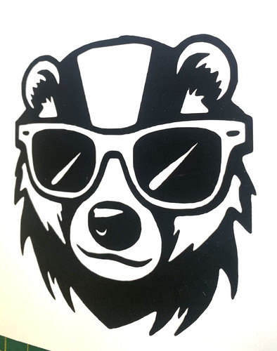 Badger sunglasses decal - badger,